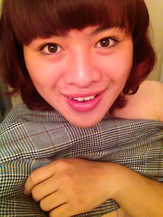 wavy with bangs