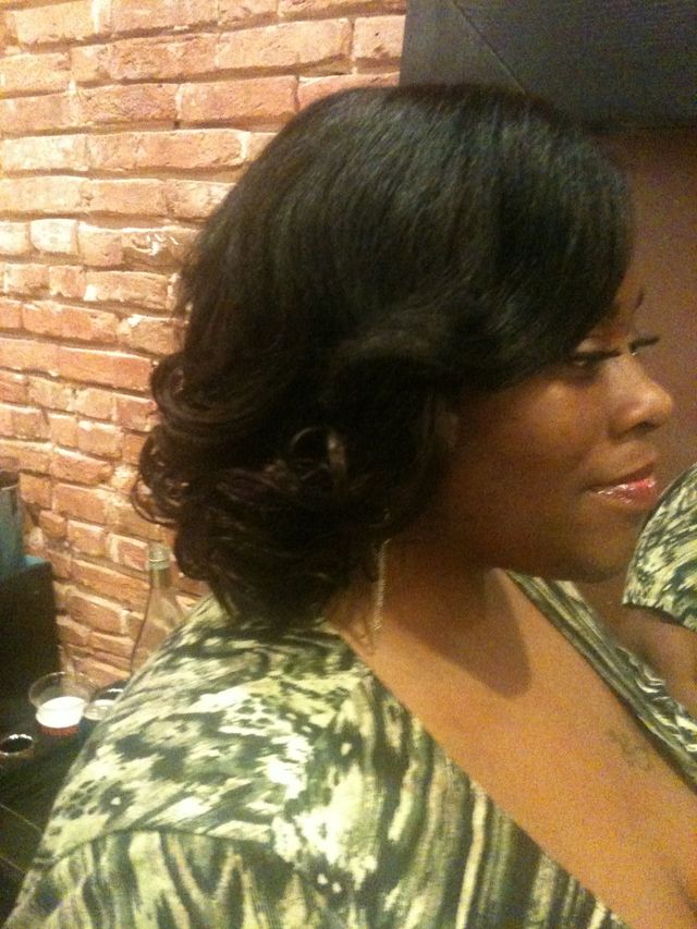weave with partial leave out 