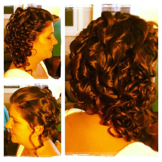 wedding curls