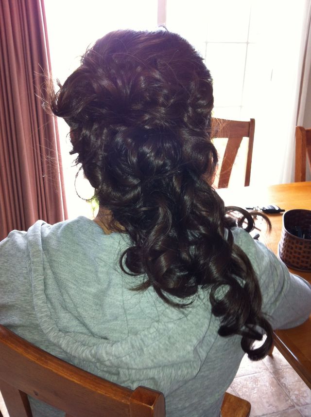 wedding curls
