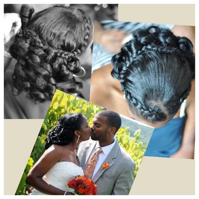 wedding half Updo
