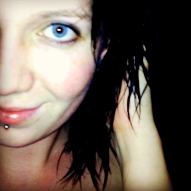 wet hair