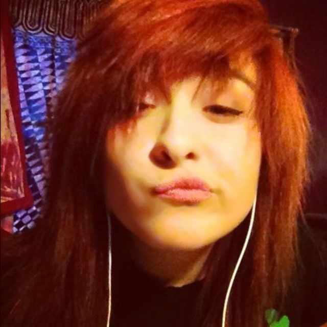 when I dyed my hair red