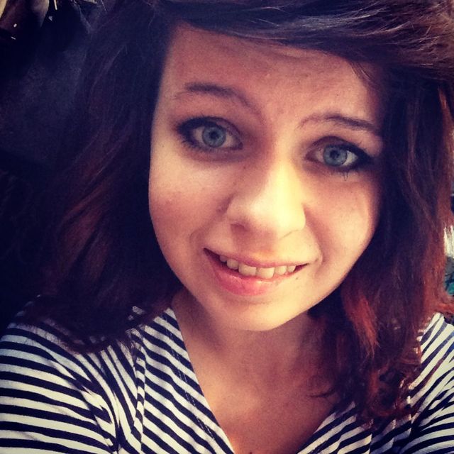 when my hair was red. :(
