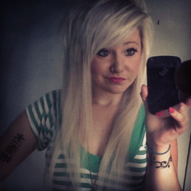 white hair
