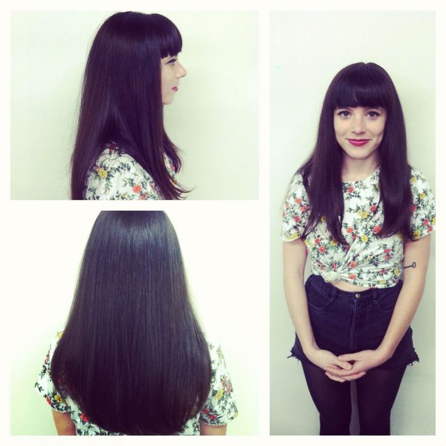 woman's hair