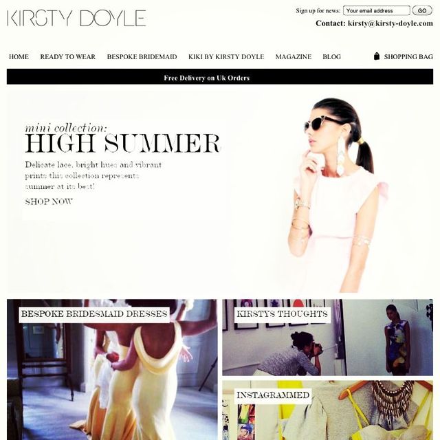 work featured on the Kirsty Doyle Website