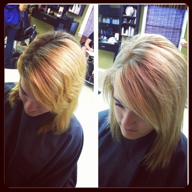 yellow=blonde